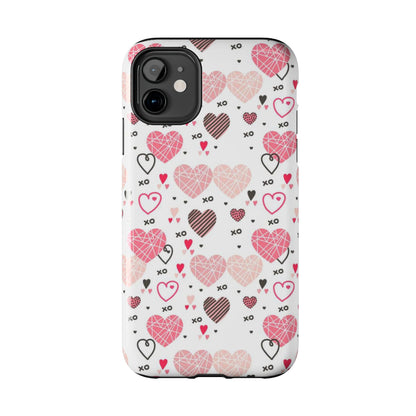 Valentine Hearts Tough Phone Cases