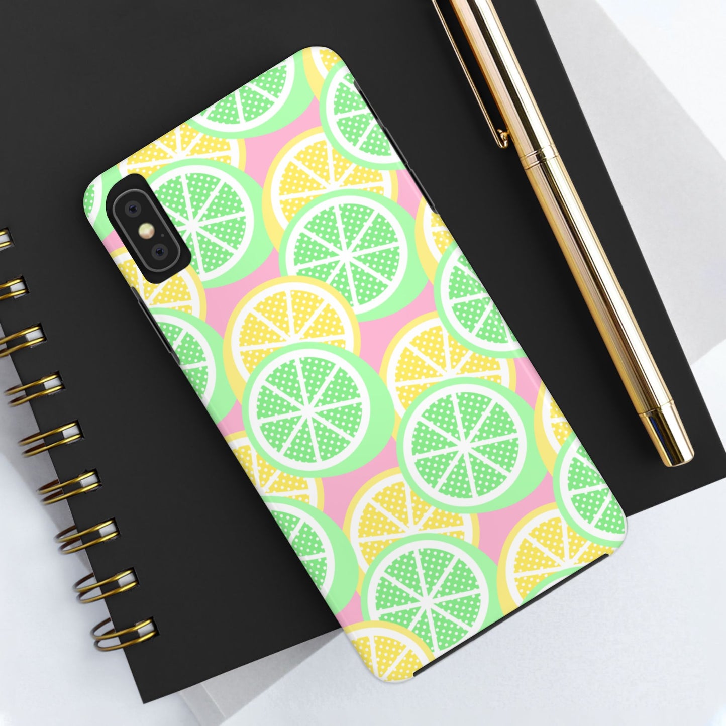 Lemon And Lime Pop Seamless Pattern Tough Phone Cases