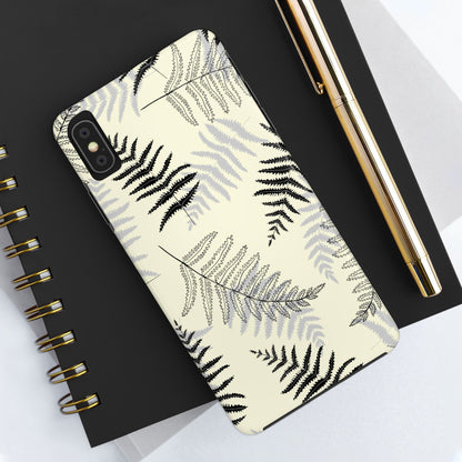 fern leaves Tough Phone Cases