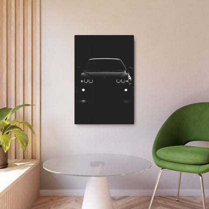 Black Bmw Metal Art Sign