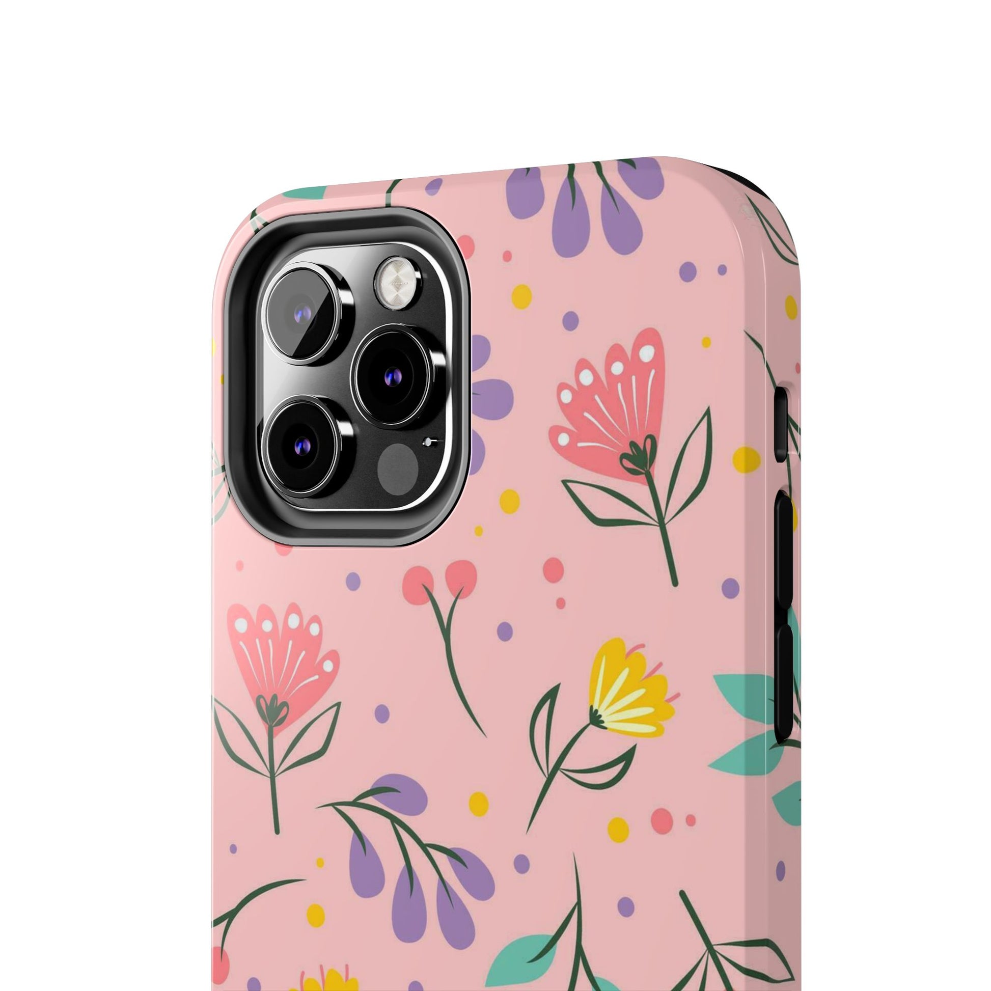 beautiful seamless handrawn floral Tough Phone Cases