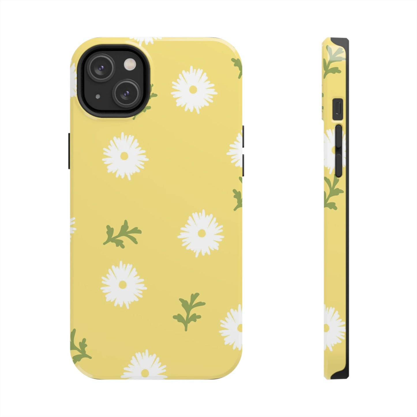 seamless doodle hand drawing daisy flower Tough Phone Cases iPhone 14 Plus