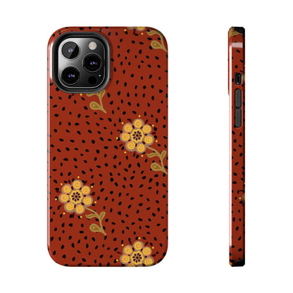 Abstract ethnic flower seamless pattern Tough Phone Cases iPhone 12 Pro Max