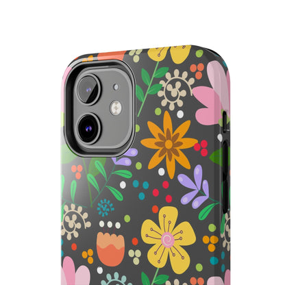 Abstract floral seamless pattern Tough Phone Cases