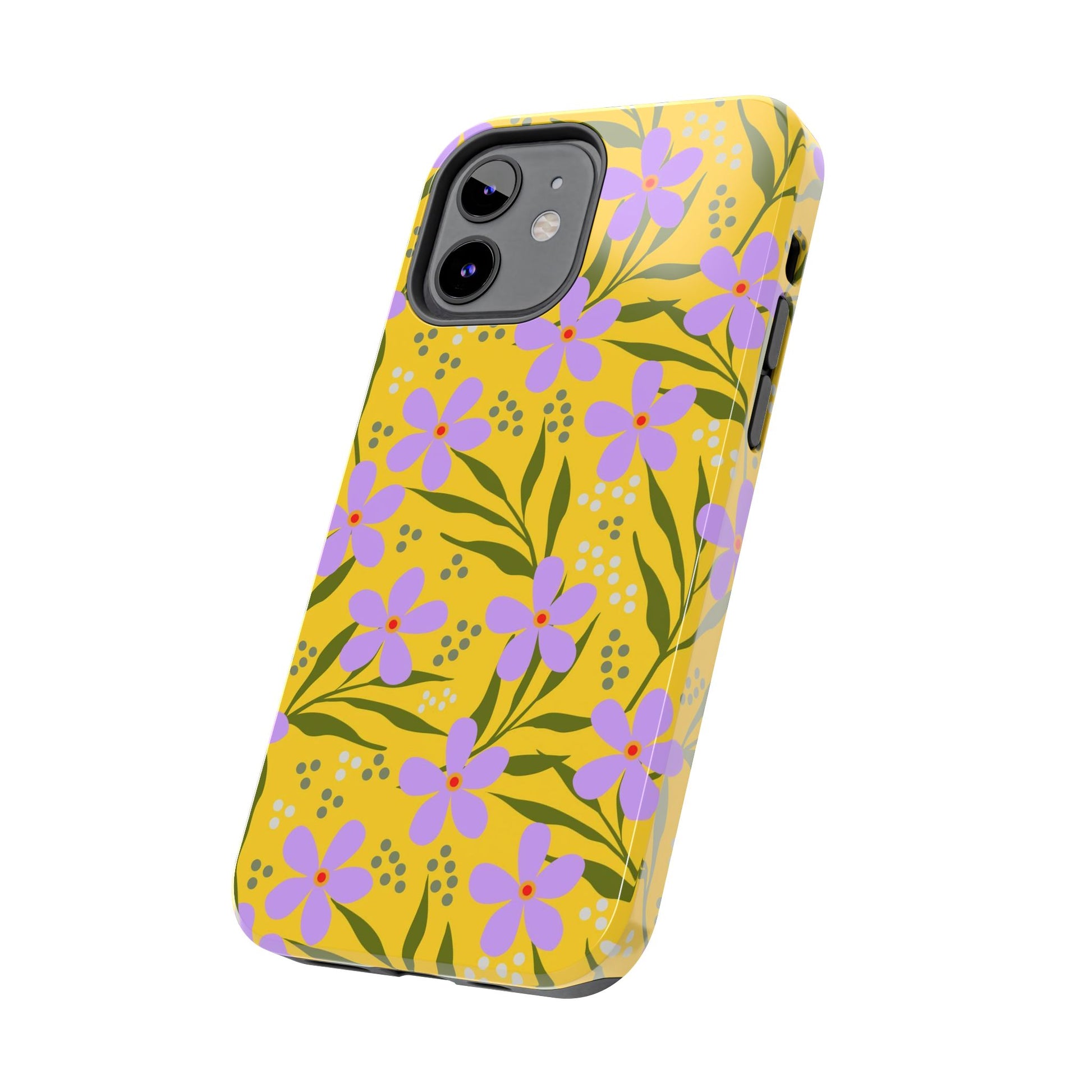 Folk art floral seamless pattern Tough Phone Cases