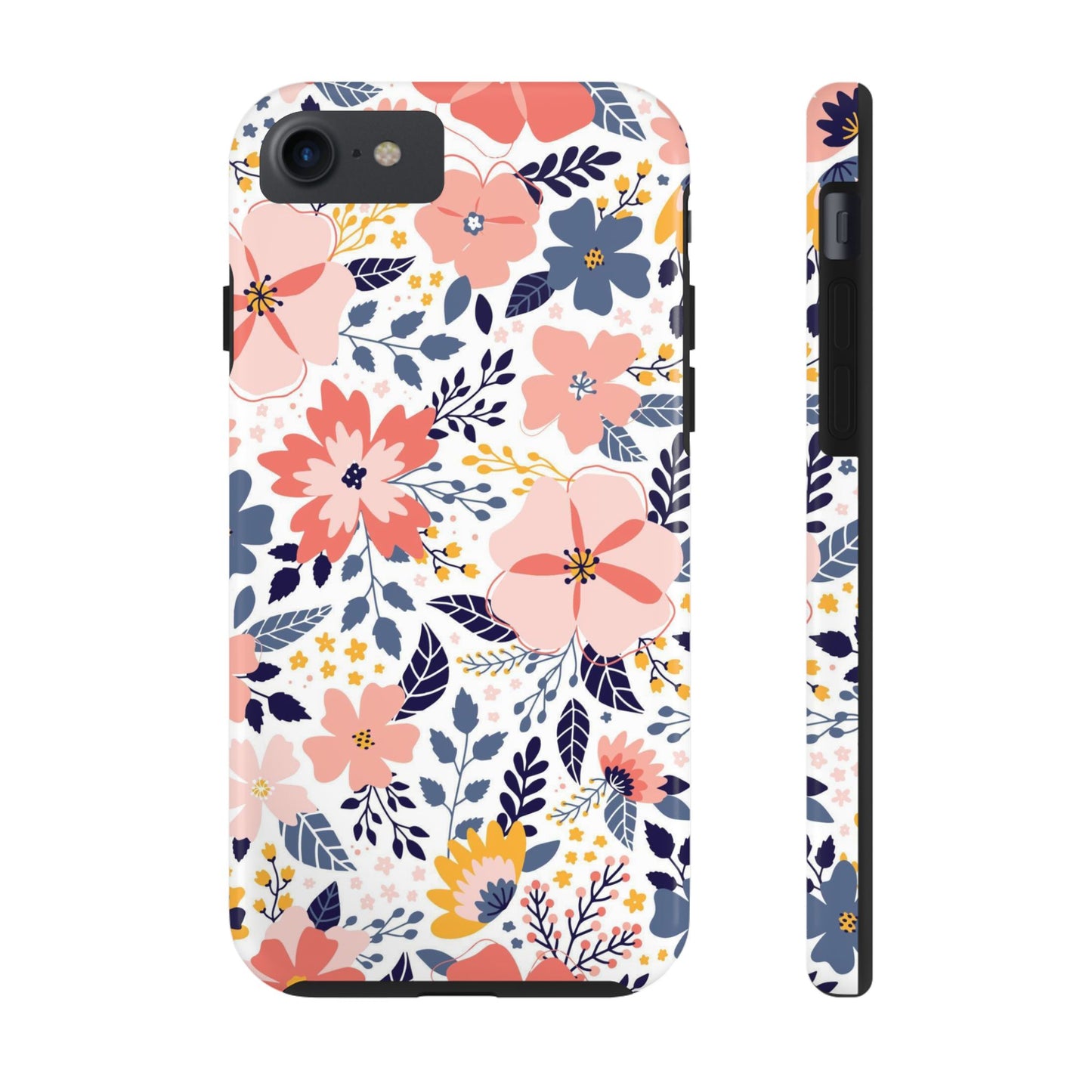 seamless pattern with abstract flowers Tough Phone Cases iPhone 7, iPhone 8, iPhone SE