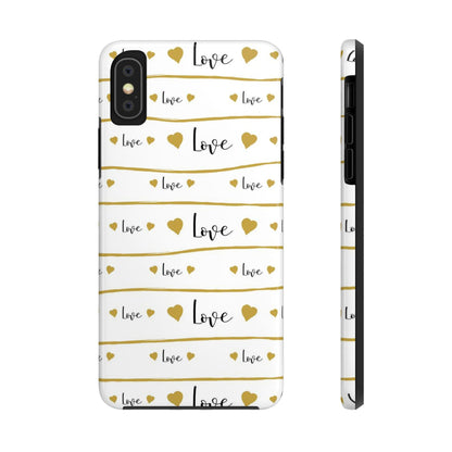 Love pattern Tough Phone Cases iPhone X