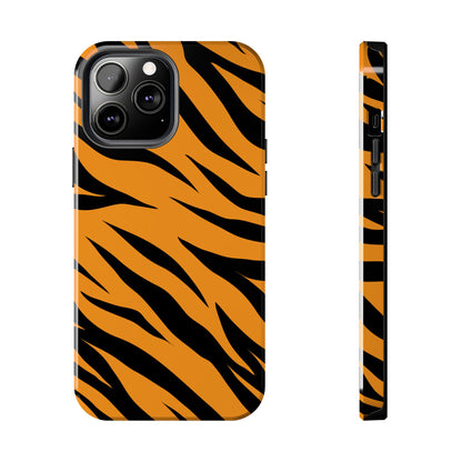 Tiger Texture Tough Phone Cases iPhone 13 Pro Max