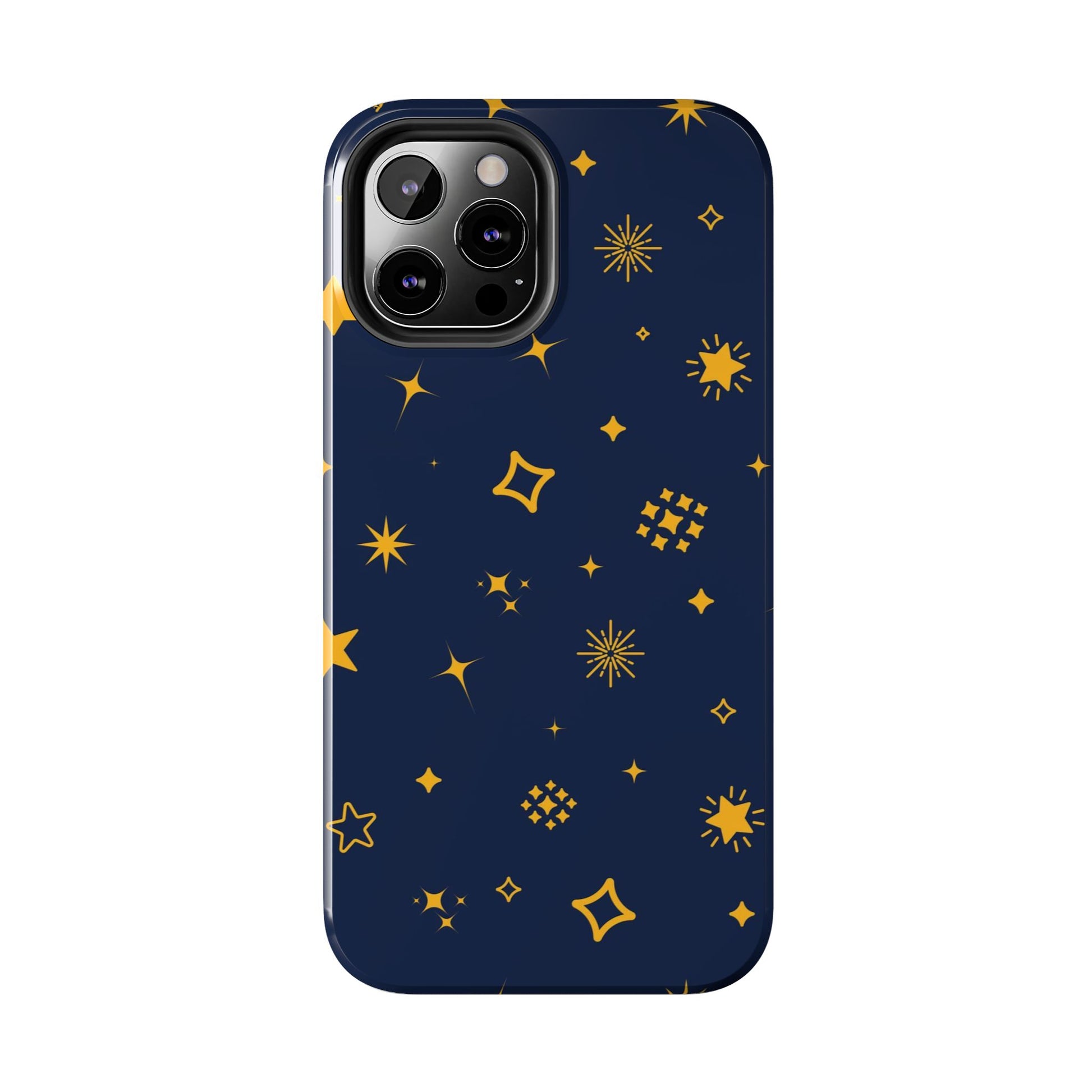 pattern on a blue Tough Phone Cases