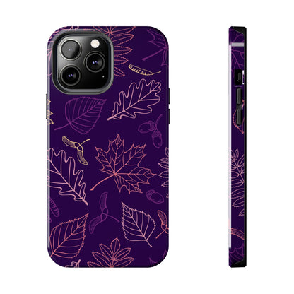 Seamless pattern with autumn leaves Tough Phone Cases iPhone 13 Pro Max