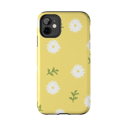 seamless doodle hand drawing daisy flower Tough Phone Cases