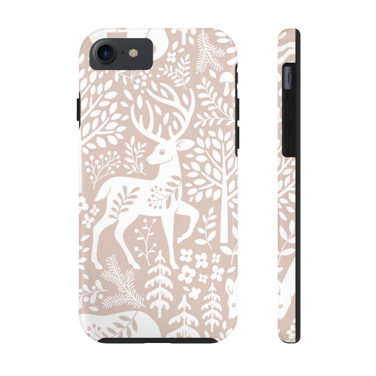 Seamless pattern with cute woodland animals Tough Phone Cases iPhone 7, iPhone 8, iPhone SE