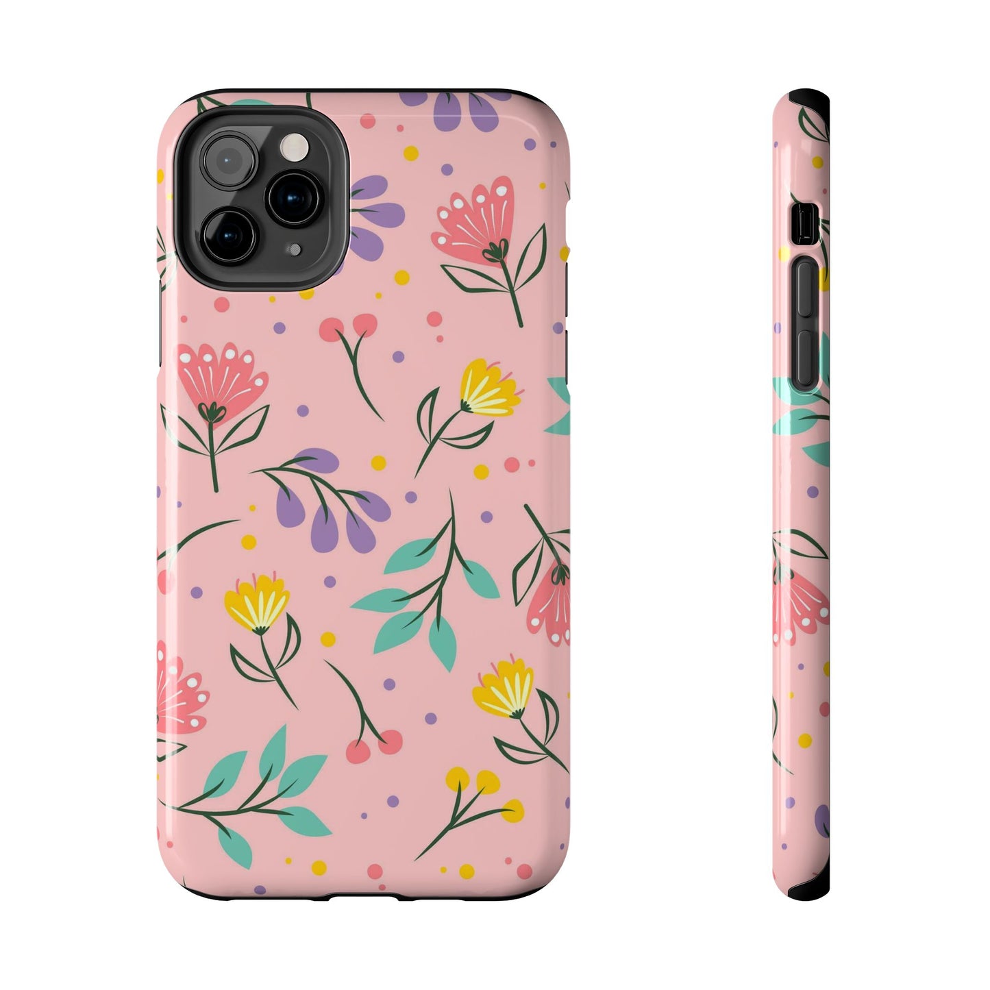 beautiful seamless handrawn floral Tough Phone Cases iPhone 11 Pro Max