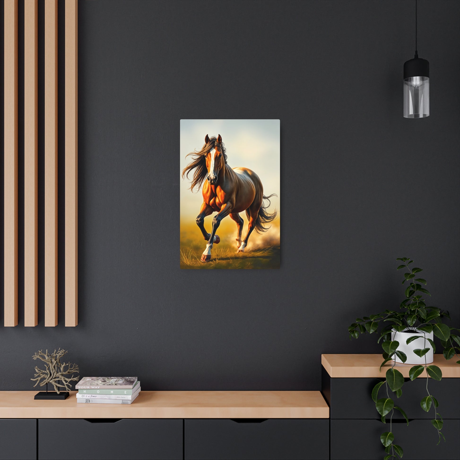 Stunning Galloping Horse Metal Sign | Perfect Horse Lover Gift & Home Decor