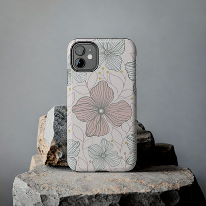 Florals seamless pattern Tough Phone Cases