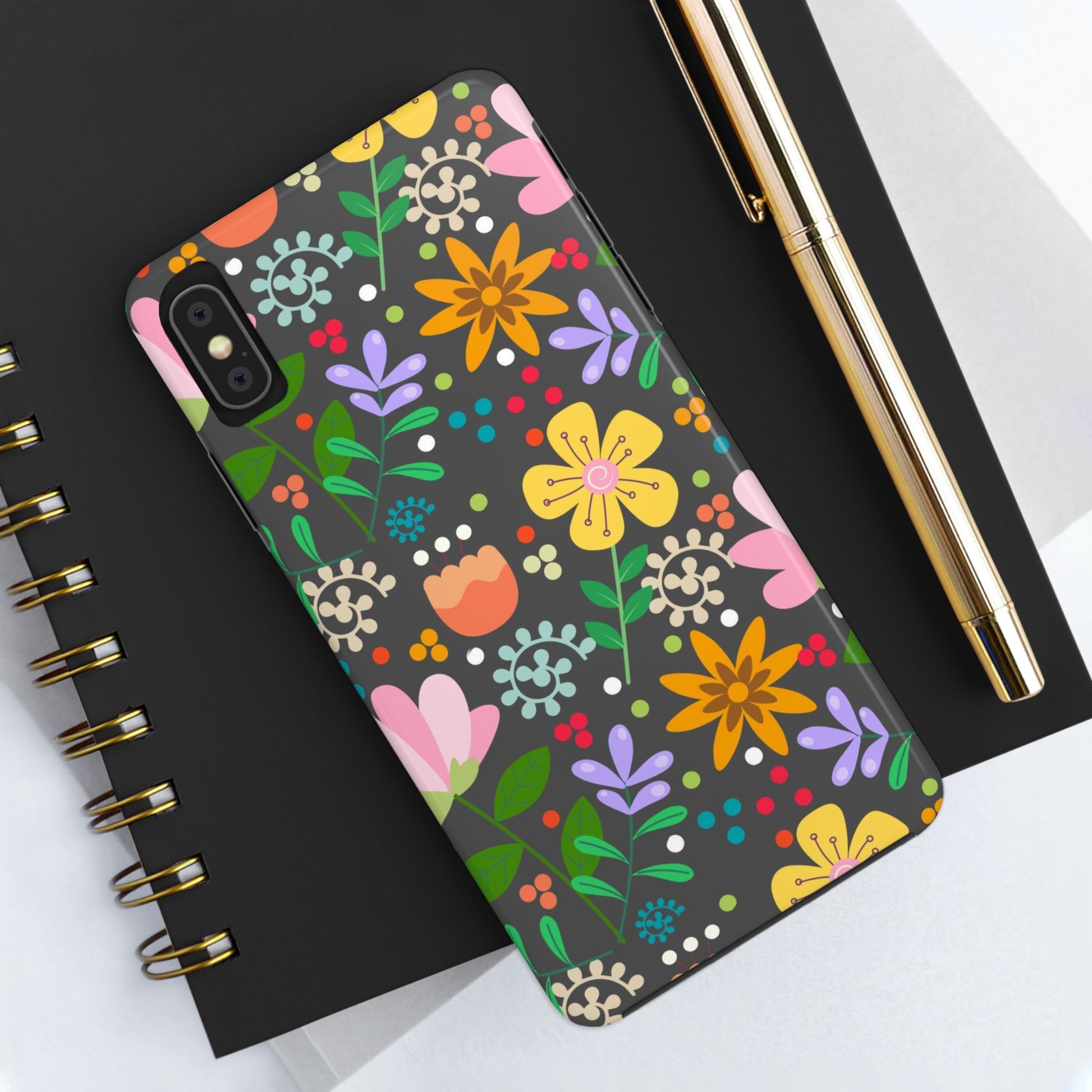 Abstract floral seamless pattern Tough Phone Cases