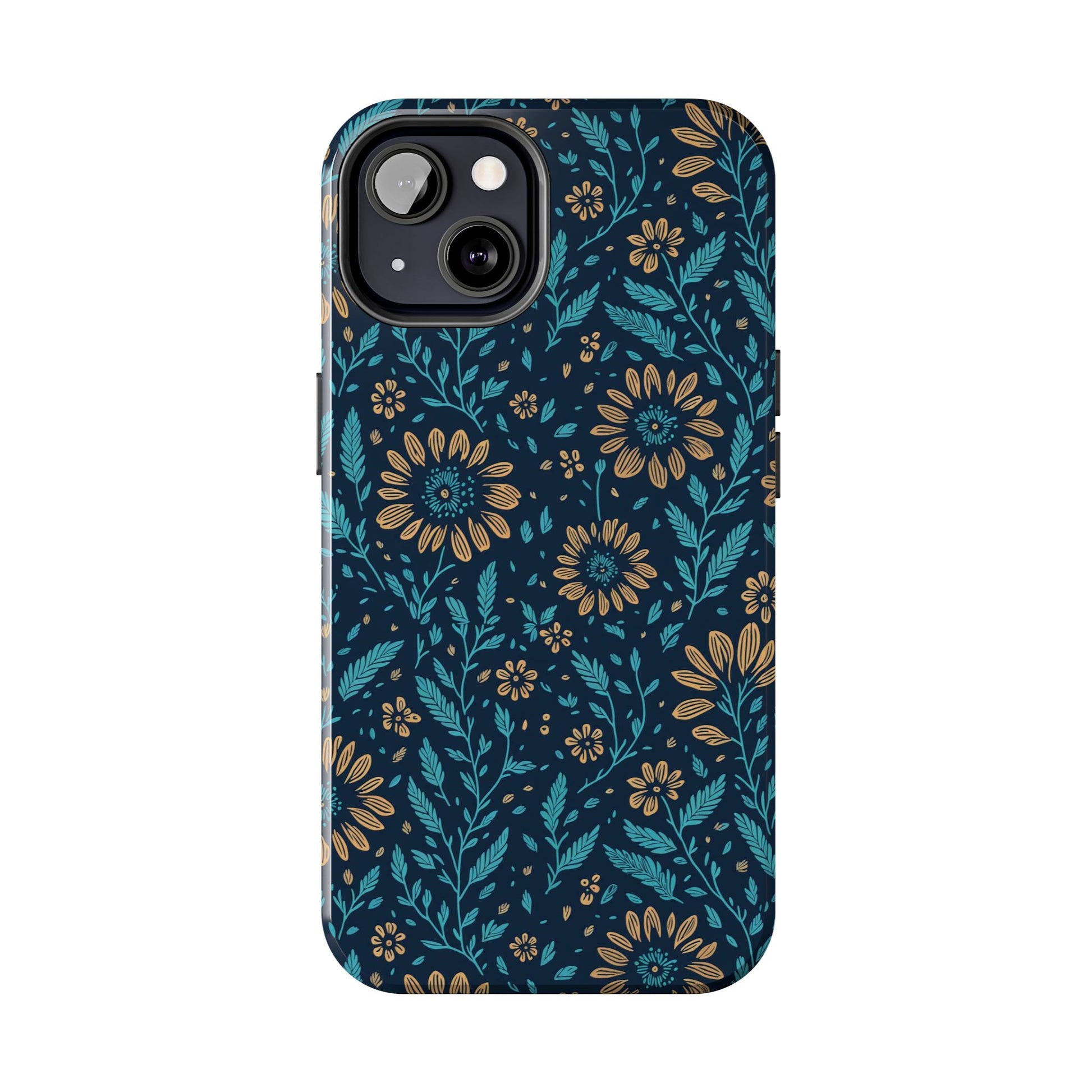 Flower Pattern Design Tough Phone Cases