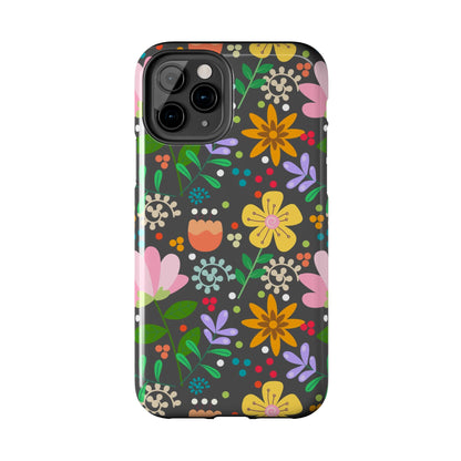 Abstract floral seamless pattern Tough Phone Cases