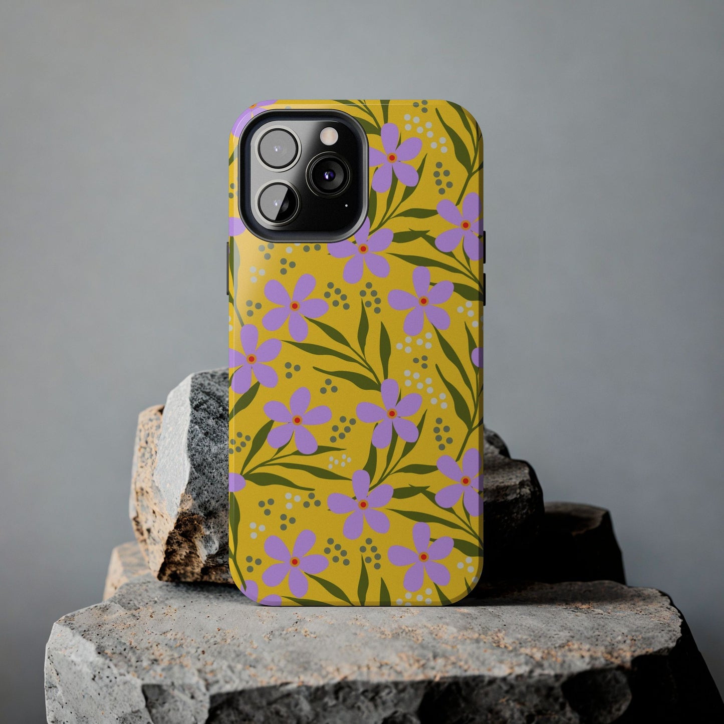 Folk art floral seamless pattern Tough Phone Cases