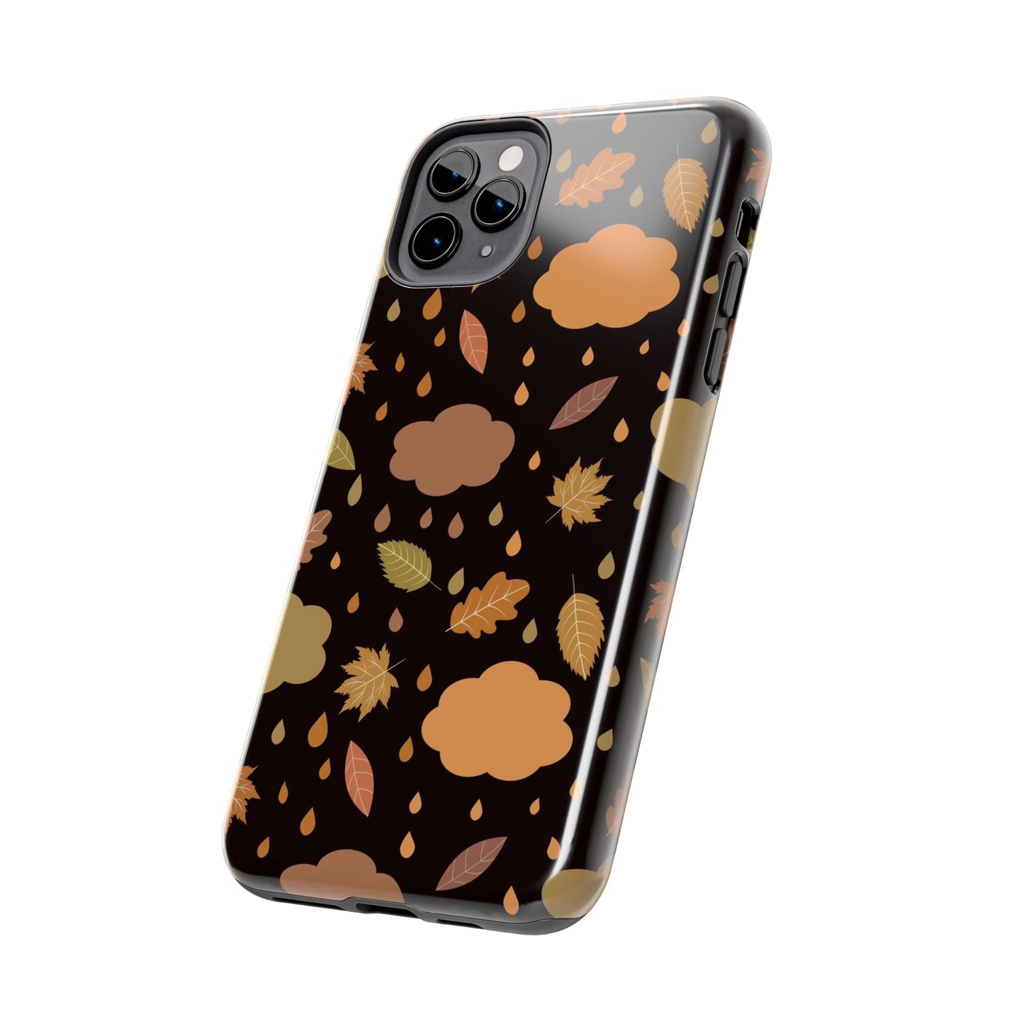 Autumn seamless pattern with clouds Tough Phone Cases