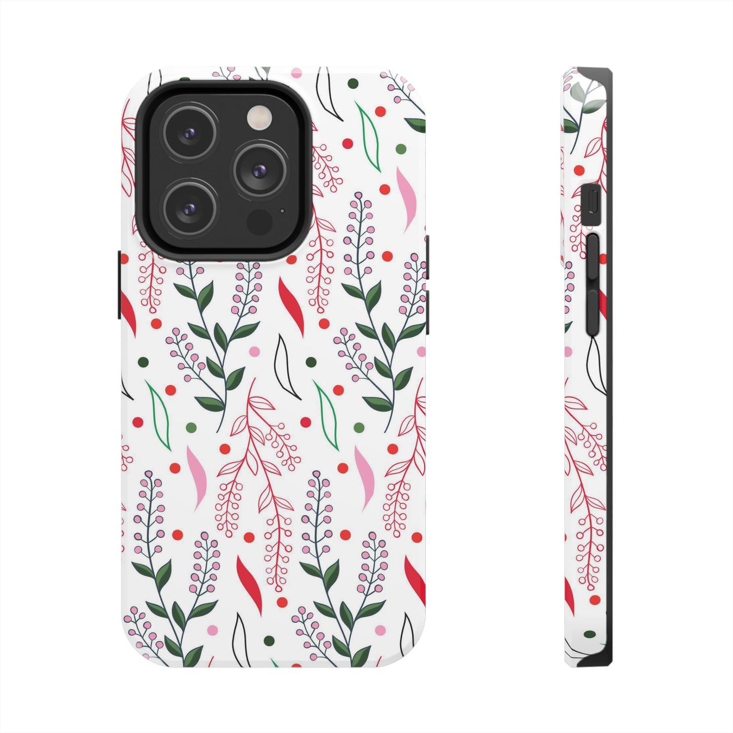 Seamless floral pattern, cute ditsy Tough Phone Cases iPhone 14 Pro