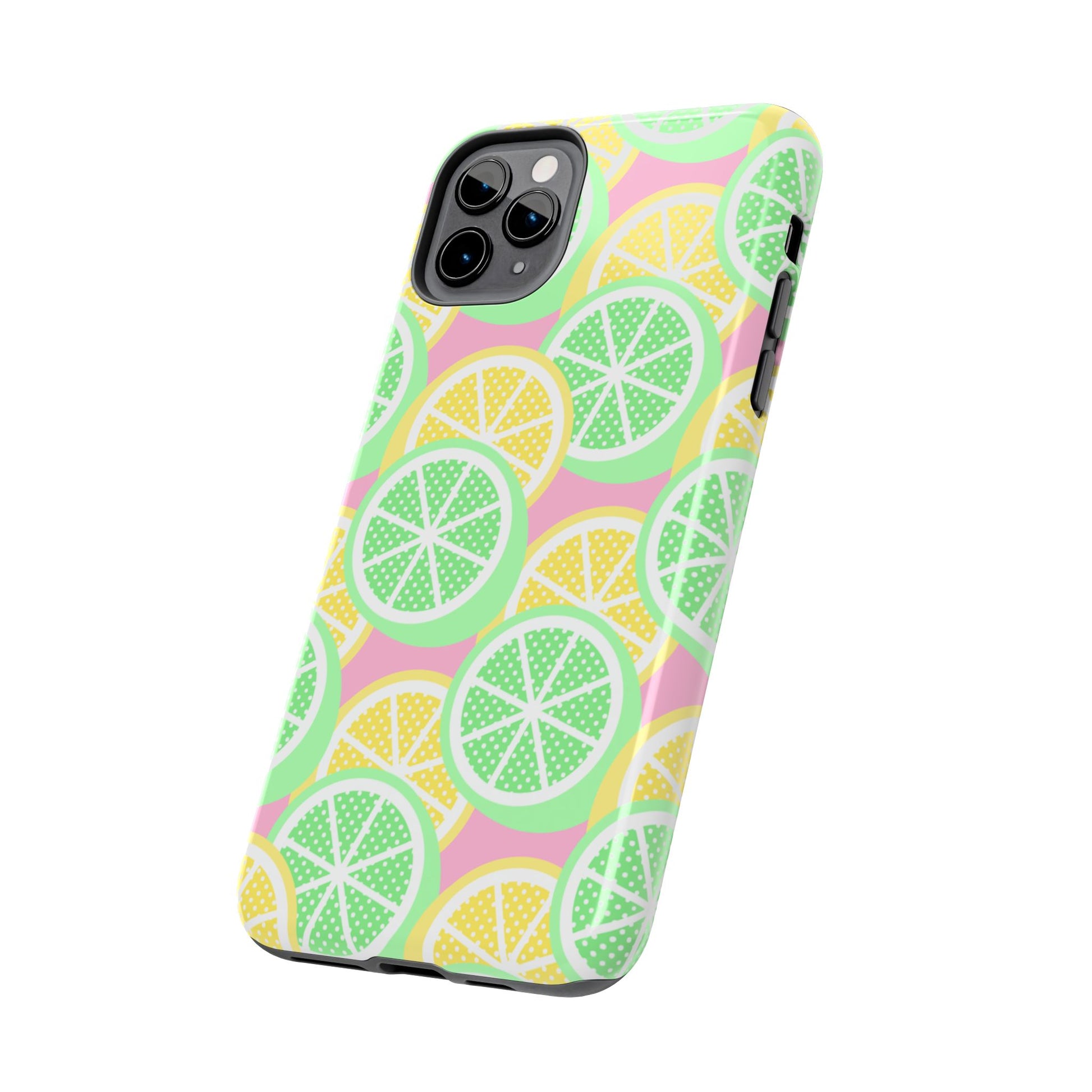 Lemon And Lime Pop Seamless Pattern Tough Phone Cases