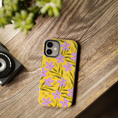 Folk art floral seamless pattern Tough Phone Cases