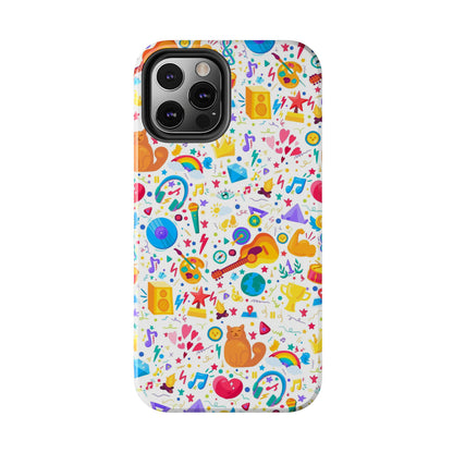 Bright Hobby Activity Art Cartoon Tough Phone Cases