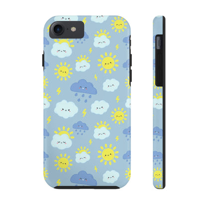 Cute rain sky pattern Tough Phone Cases iPhone 7, iPhone 8, iPhone SE