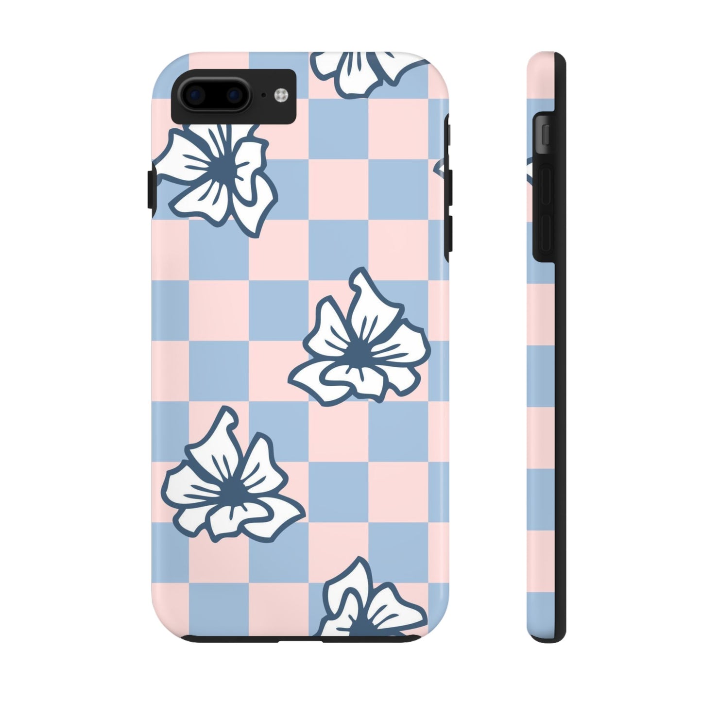 Groovy flowers seamless pattern Tough Phone Cases iPhone 7 Plus, iPhone 8 Plus