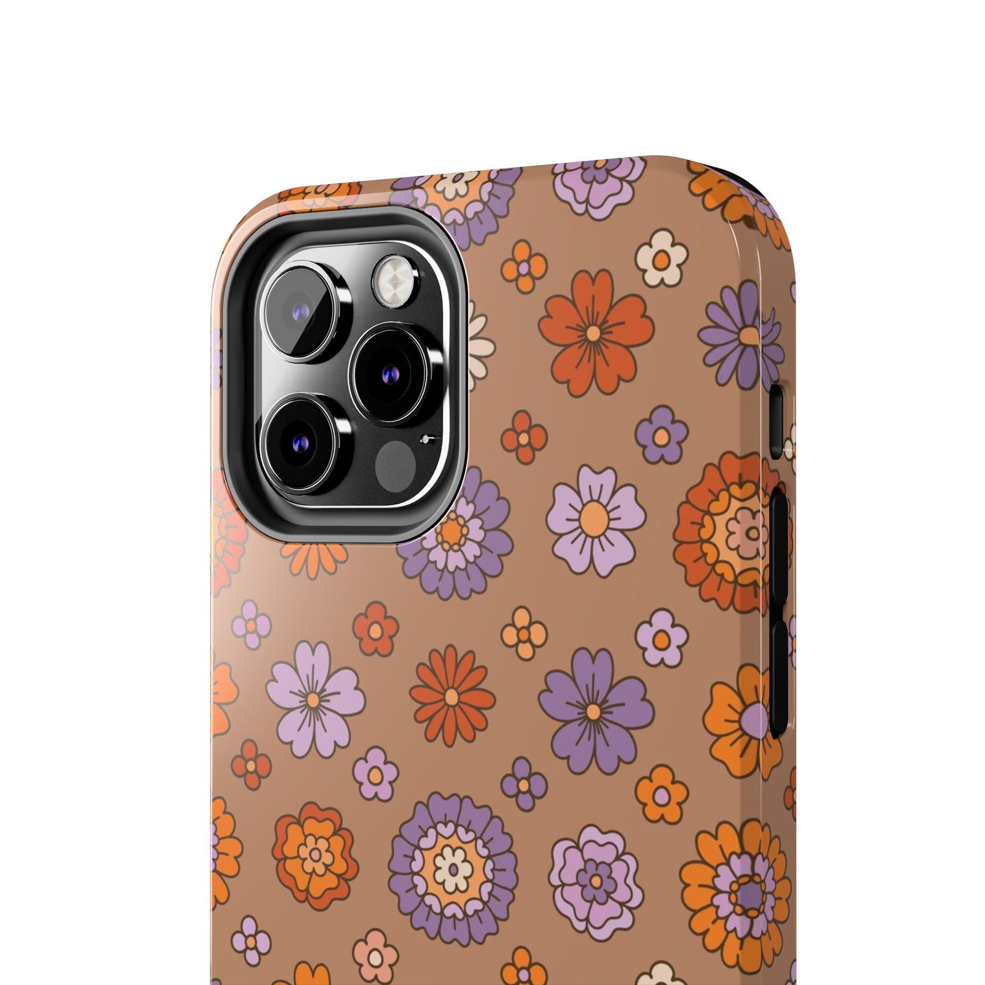 Groovy daisy flowers Tough Phone Cases