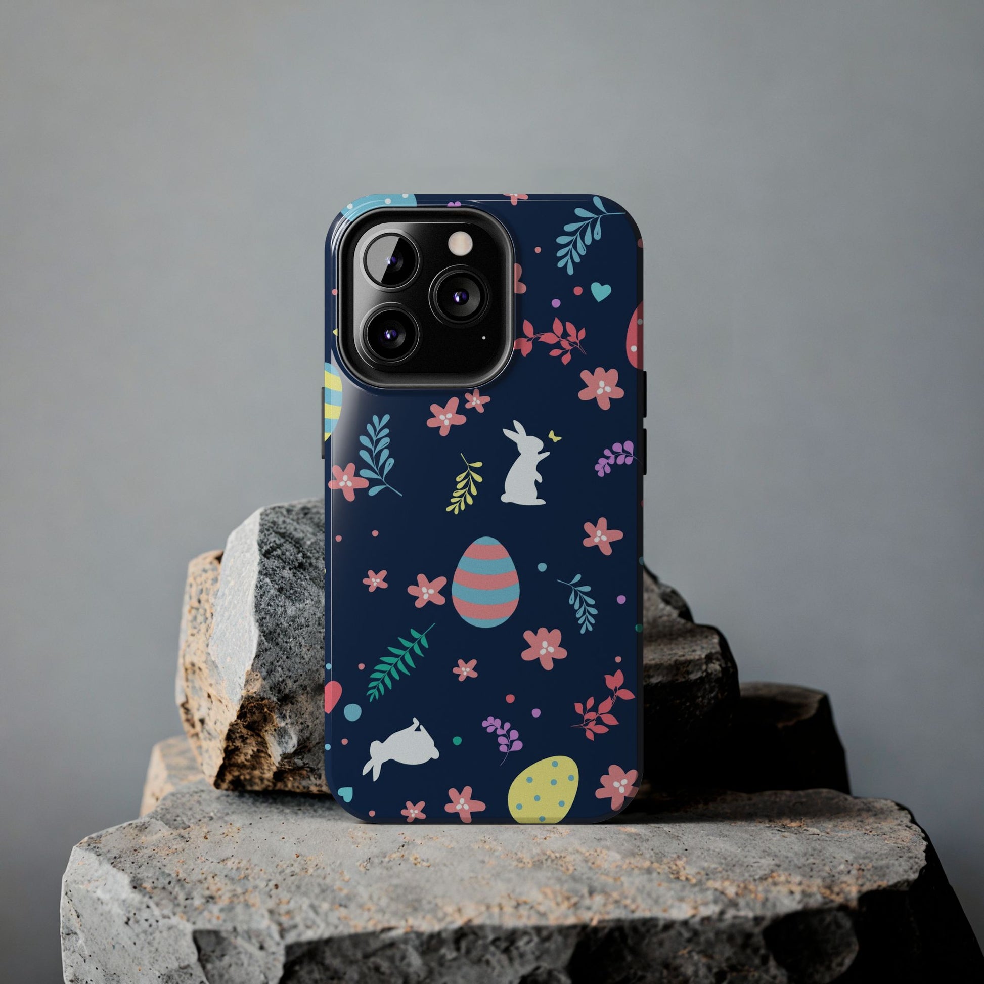 Cute hand drawn Easter seamless pattern Tough Phone Cases