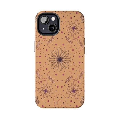 Seamless pattern geometry graphic for textile wrapping cover floor fabric Tough Phone Cases