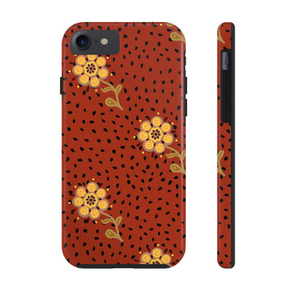 Abstract ethnic flower seamless pattern Tough Phone Cases iPhone 7, iPhone 8, iPhone SE