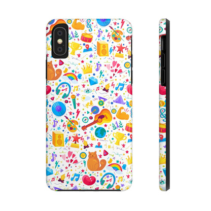 Bright Hobby Activity Art Cartoon Tough Phone Cases iPhone XS