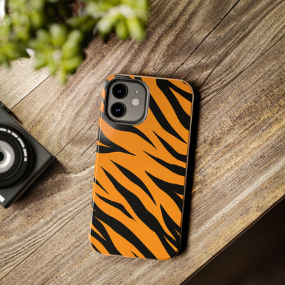 Tiger Texture Tough Phone Cases