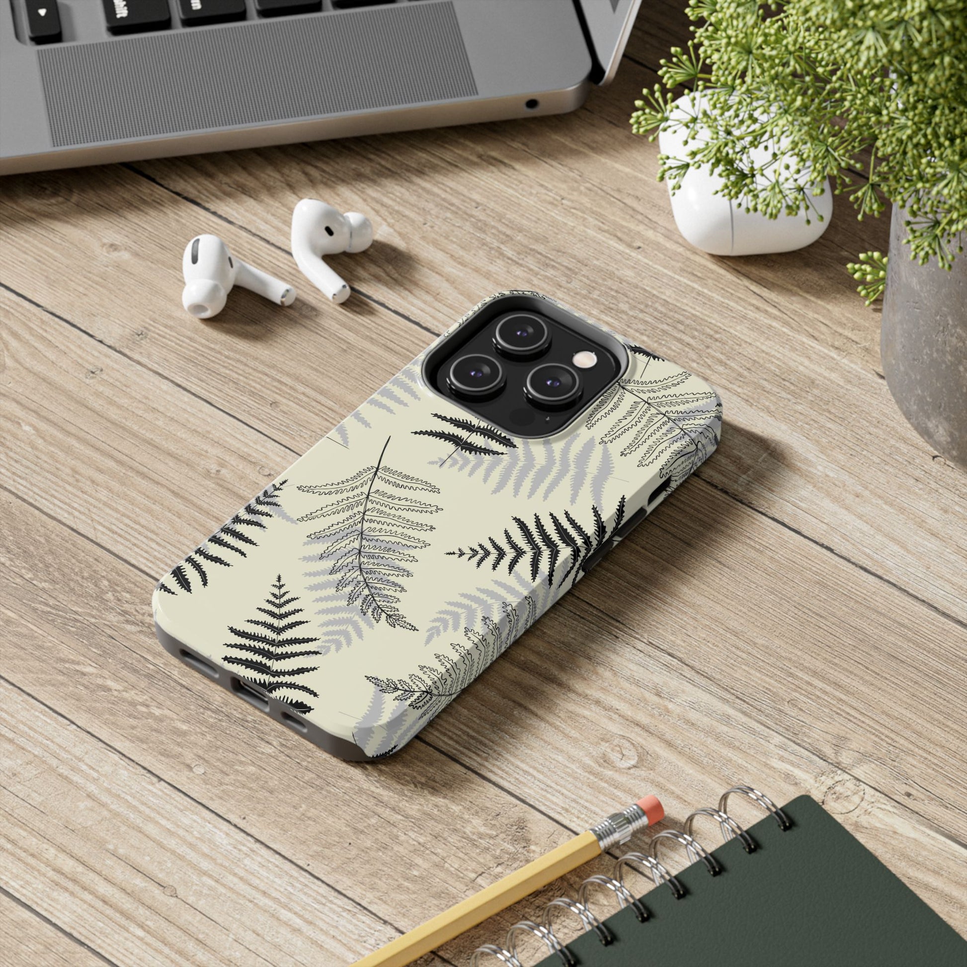 fern leaves Tough Phone Cases