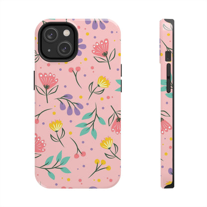 beautiful seamless handrawn floral Tough Phone Cases iPhone 14