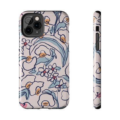 hand-drawn flower sketch Tough Phone Cases iPhone 11 Pro