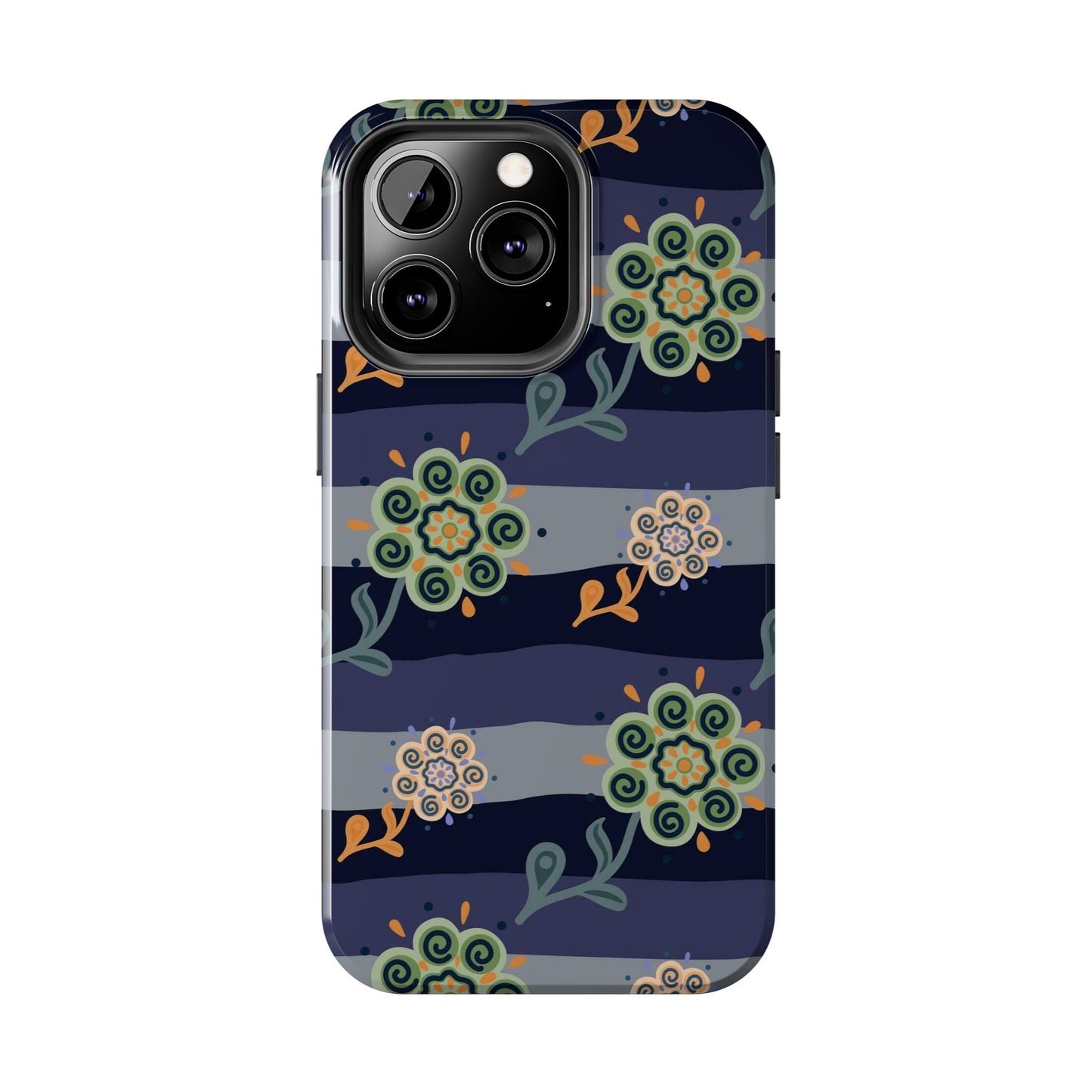 Abstract ethnic flower seamless pattern Tough Phone Cases