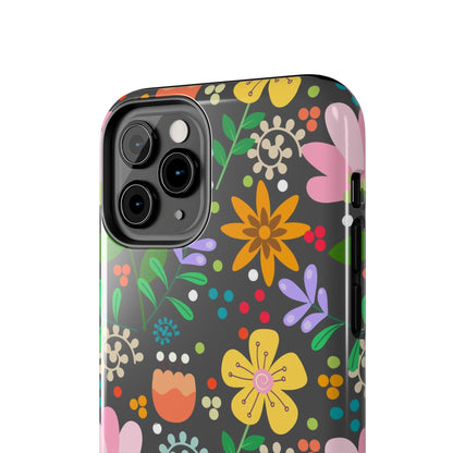 Abstract floral seamless pattern Tough Phone Cases