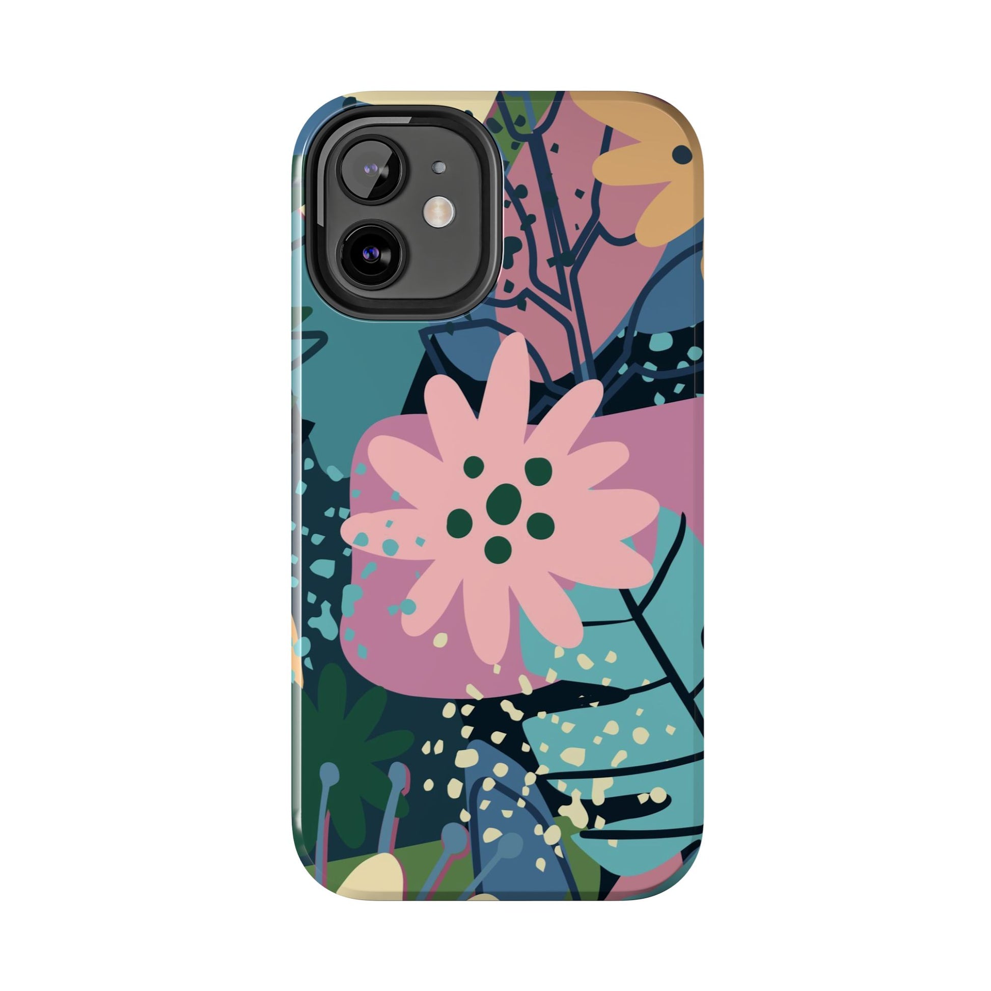 Contemporary collage design Tough Phone Cases