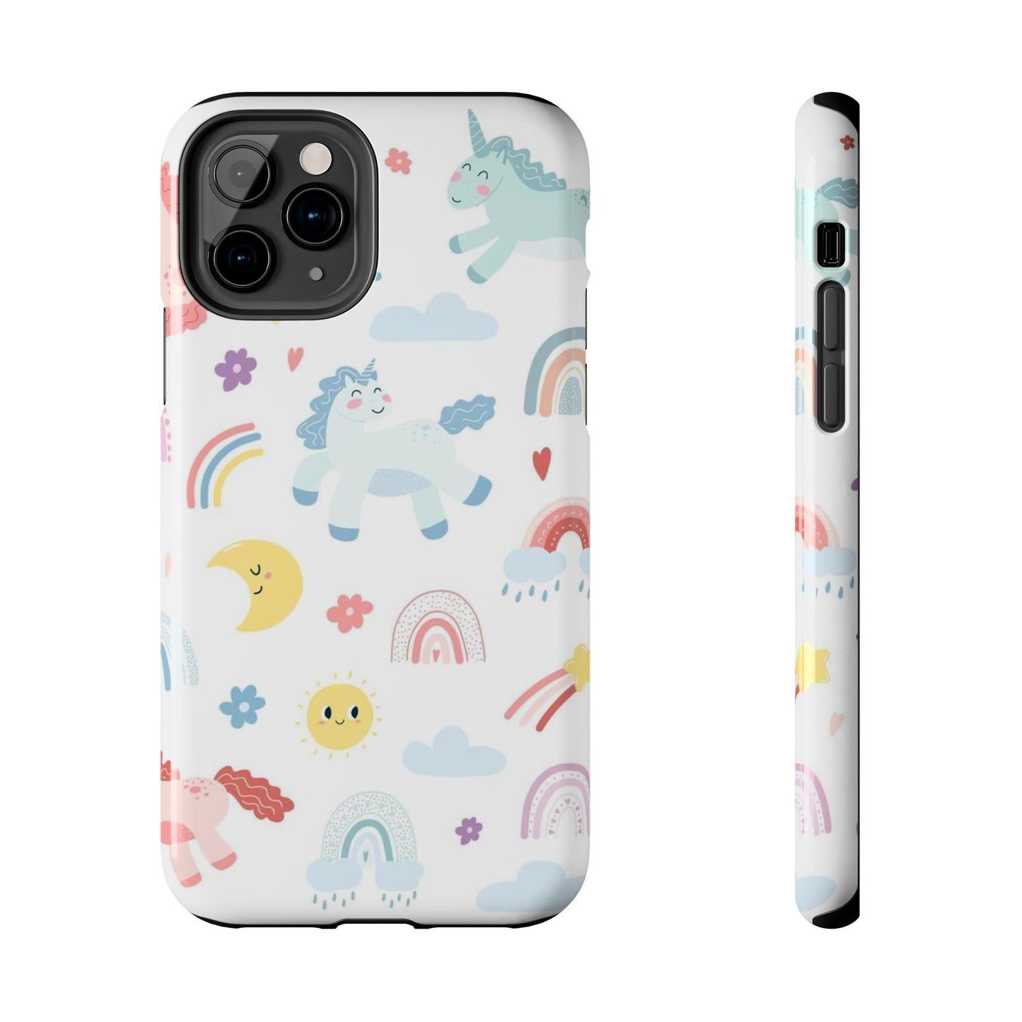 Set of cute unicorns Tough Phone Cases iPhone 11 Pro