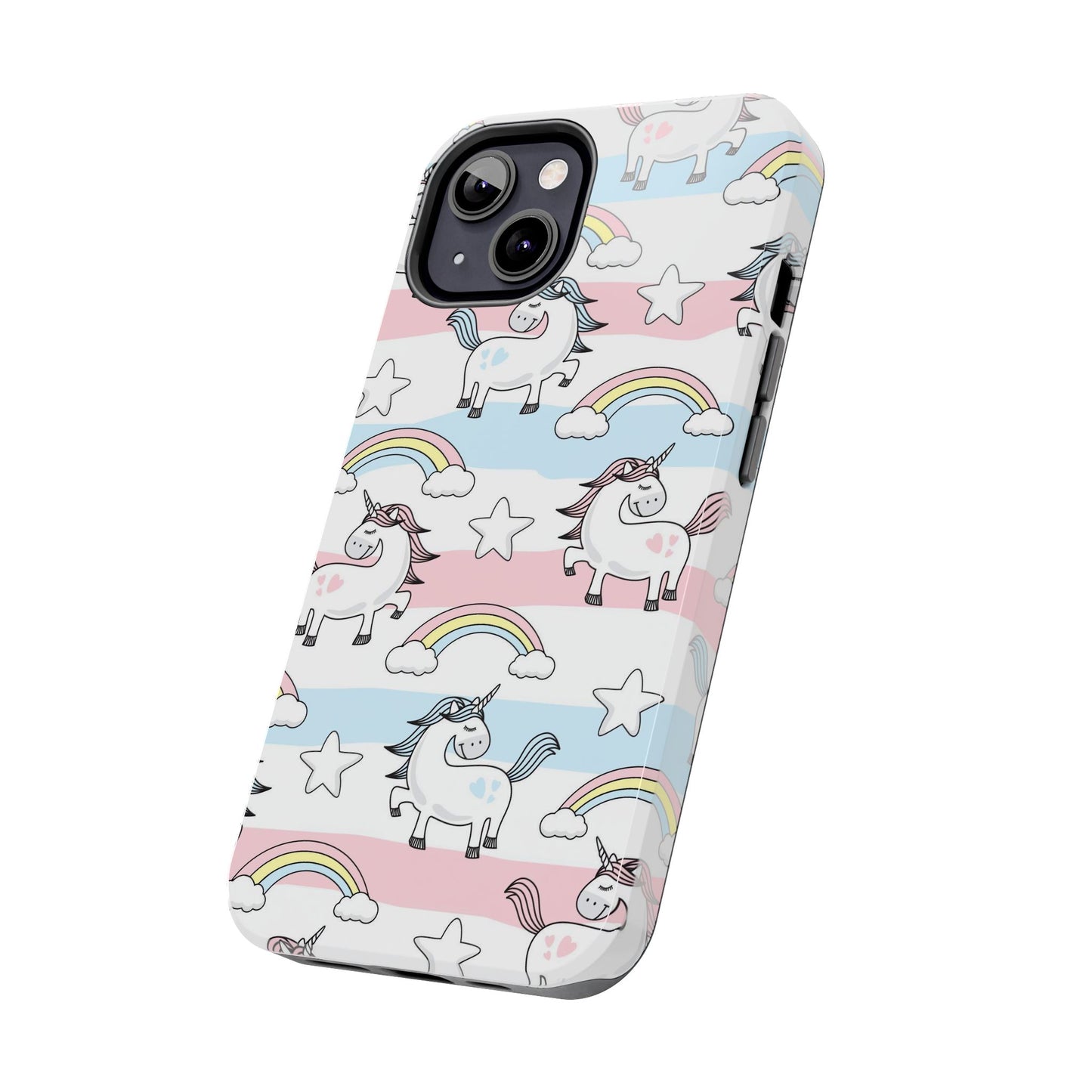 Unicorn Seamless Pattern Doodle Tough Phone Cases