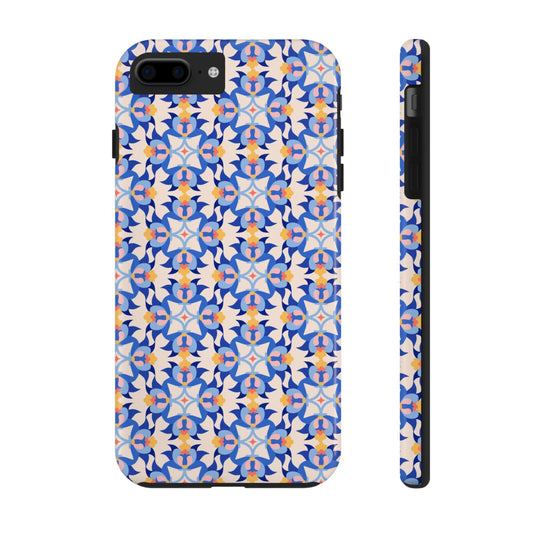 Floral Tile Pattern Tough Phone Cases iPhone 7 Plus, iPhone 8 Plus