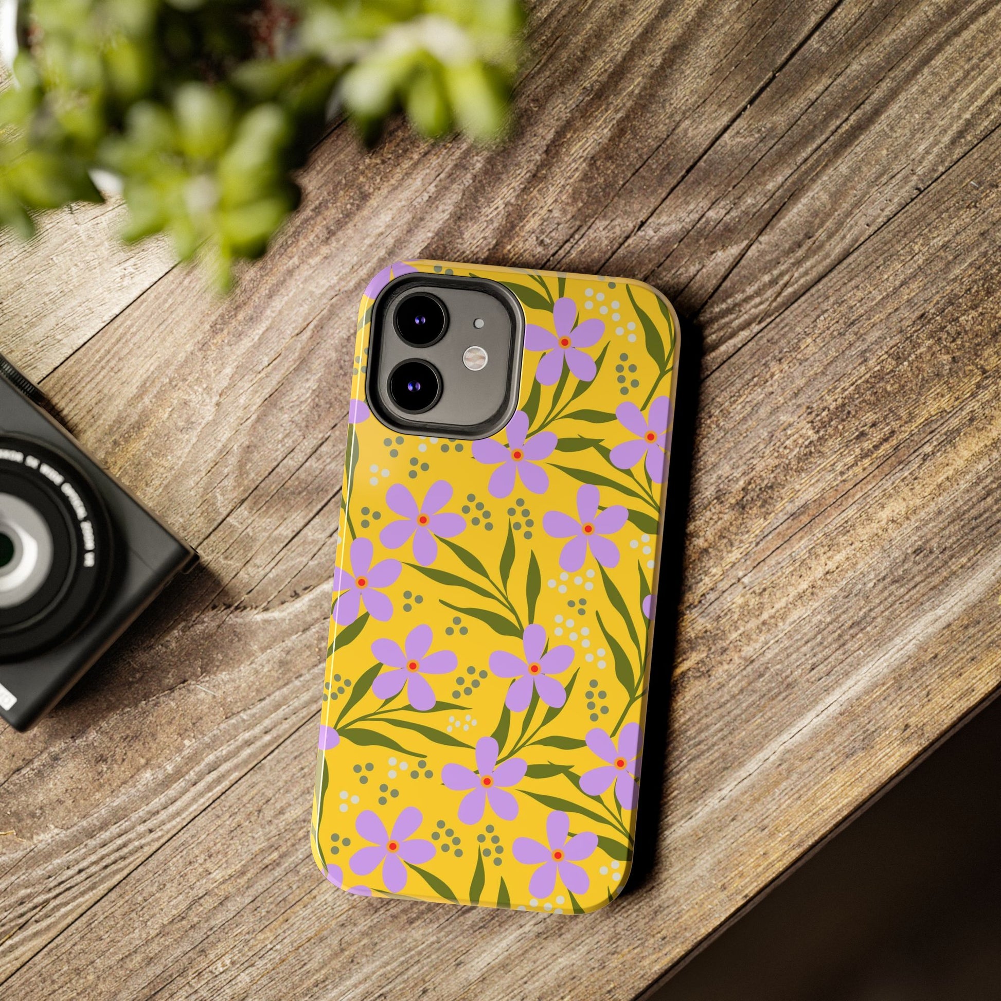 Folk art floral seamless pattern Tough Phone Cases