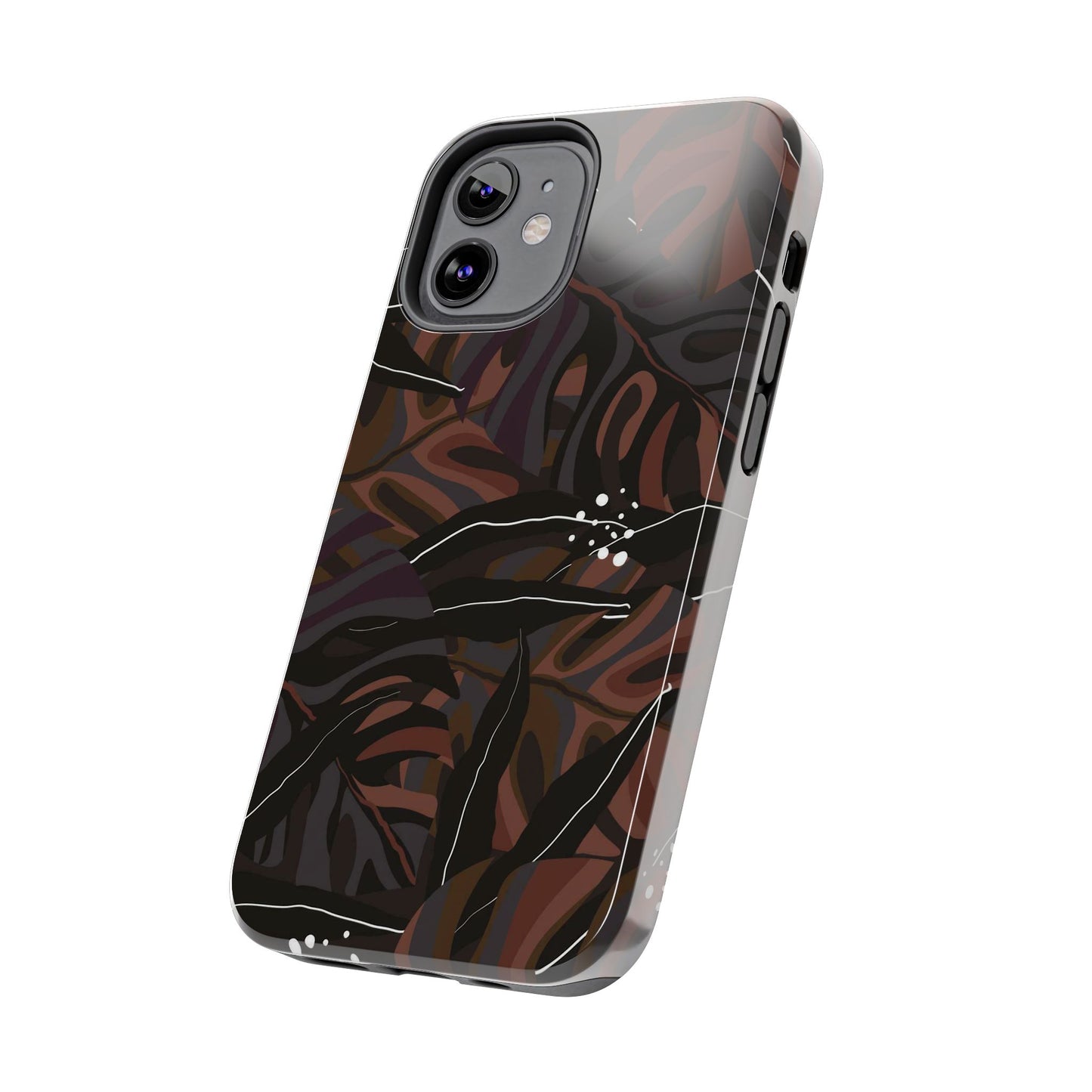 Modern exotic jungle plants Tough Phone Cases