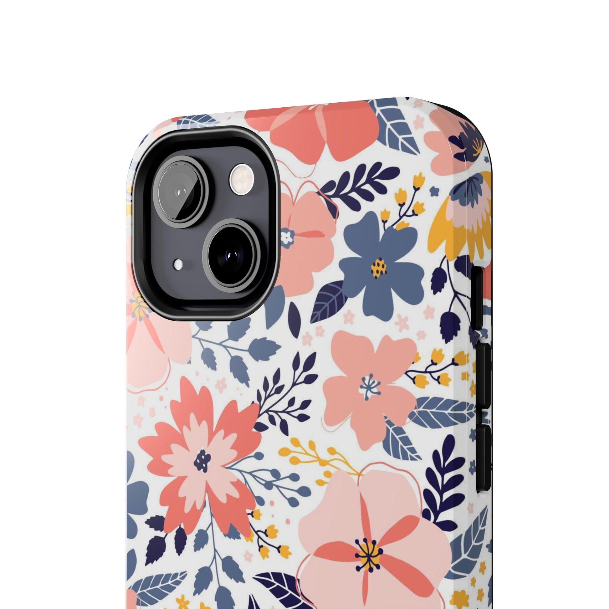 seamless pattern with abstract flowers Tough Phone Cases