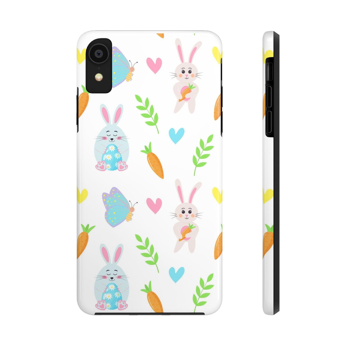 Seamless pattern with Easter bunnies Tough Phone Cases iPhone XR