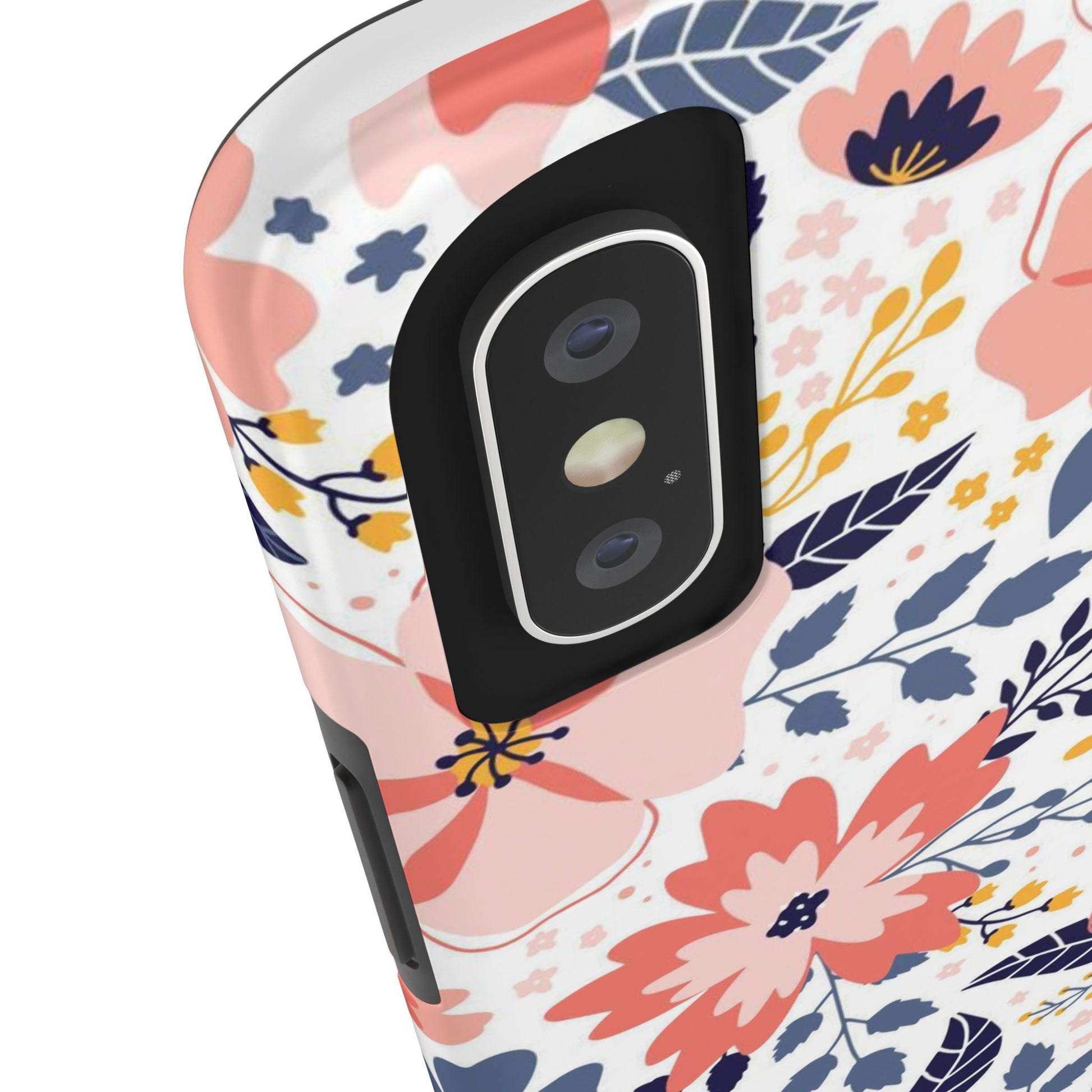 seamless pattern with abstract flowers Tough Phone Cases